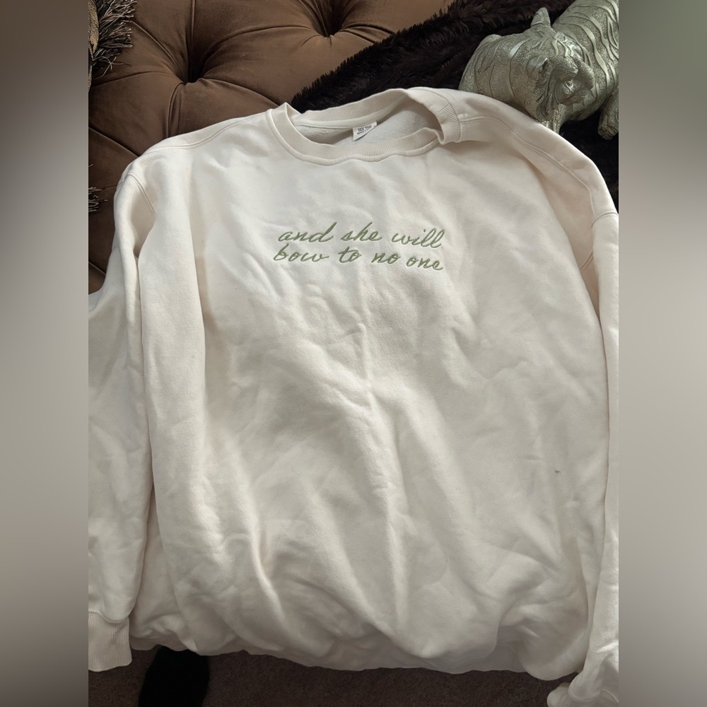 See the way I see oversized sweatshirt